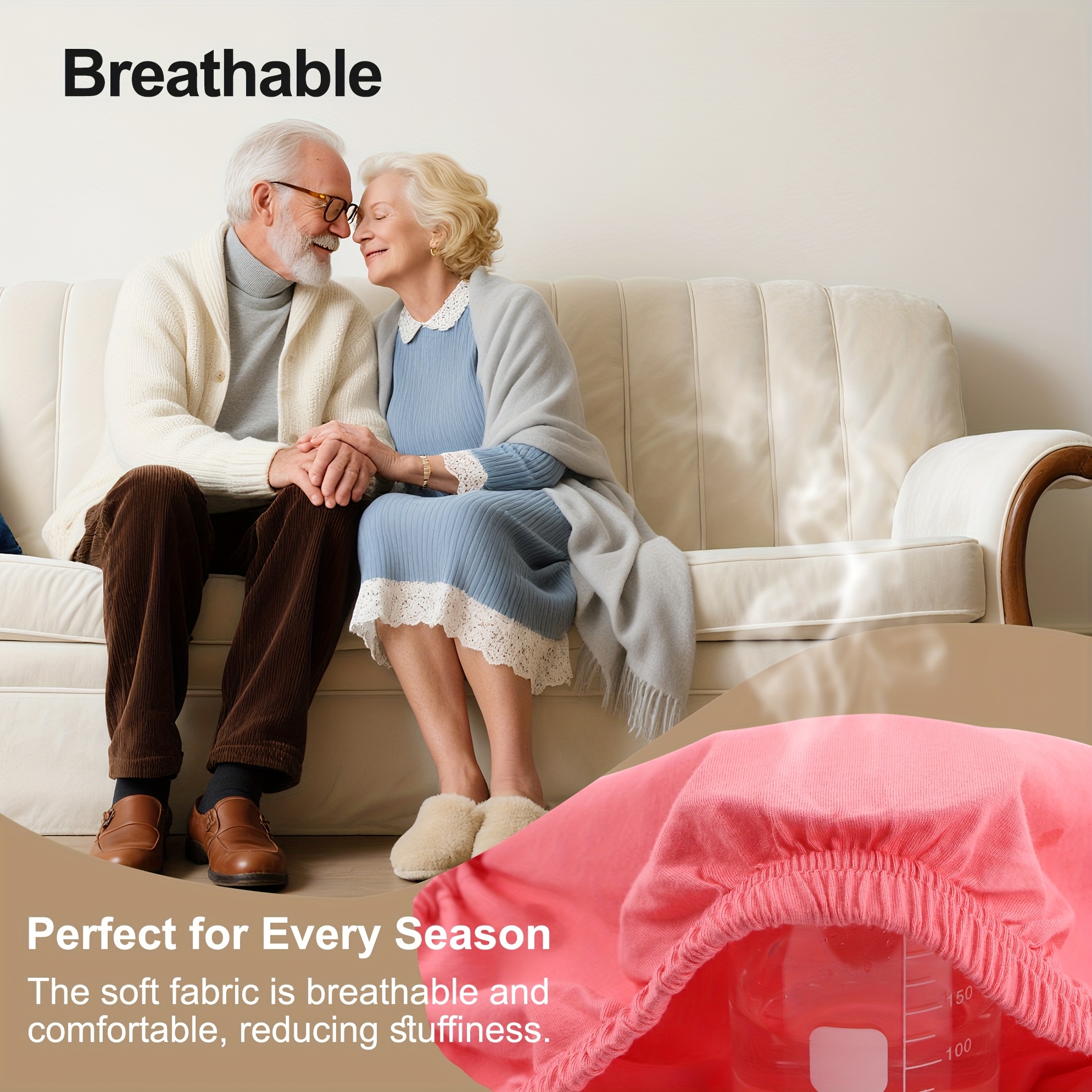 3pcs pink, Adult Protective Underwear, Super Absorbent - Washable Reusable Briefs for Adults, Soft, Breathable, Absorbent, Unisex, Casual Attire