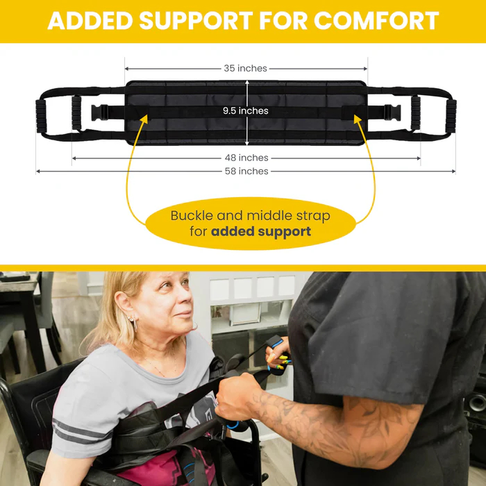 35 Inch Elderly Lift Assist Device,Transfer Sling, Lift Assist for Elderly,Mobility Equipment for Elderly, Patient Lift, Sling, Gait Belt, Bed Transfer Sling