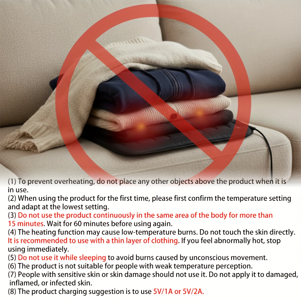 An Ankle Heating Massager Featuring 3 Vibration Modes, 4 Heating Settings, USB Charging Support, Foot Massage Functionality, And a Portable Design.