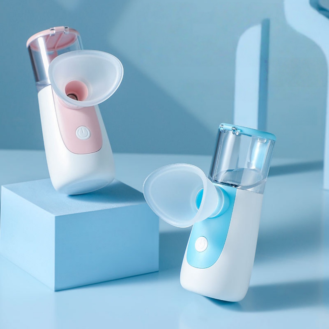 1pc Portable Mini Humidifier & Aromatherapy Diffuser with Visible Water Tank, Rechargeable, Quiet Operation