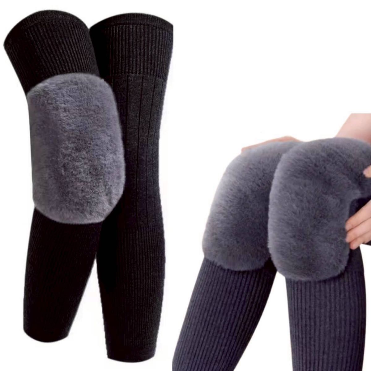 Warm Knee Legs: Pile thickened to keep Men's and Women's knees warm