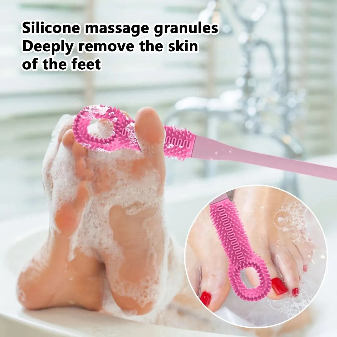 Easy-Reach Deep Cleaning Foot Brush