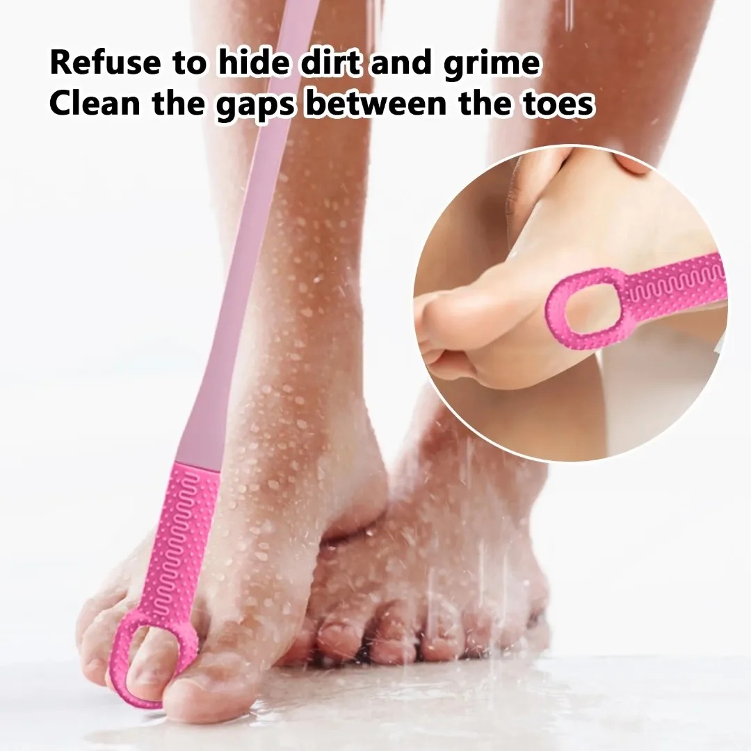 Easy-Reach Deep Cleaning Foot Brush