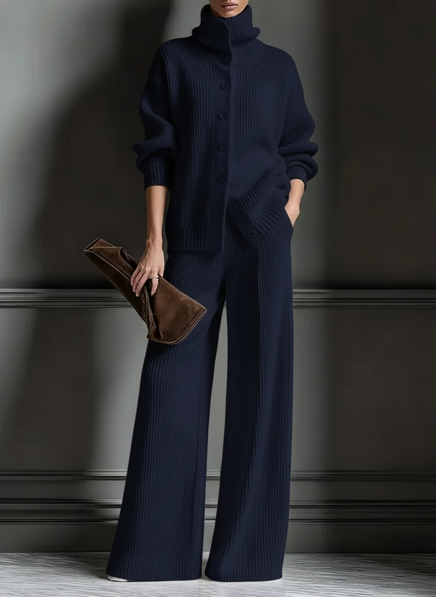 🎄 New Arrivals🔥 Cozy Cardigan Sweater and Pants Two-Piece Set