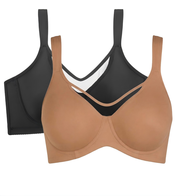 🏆 Last Day Special Price £9.99! 💐Women's Elegant Sheer Full Coverage Plus Size Bra