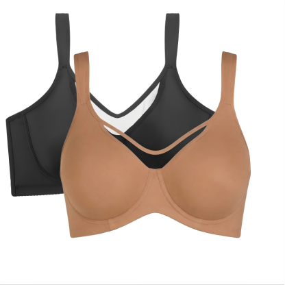 🏆 Last Day Special Price £9.99! 💐Women's Elegant Sheer Full Coverage Plus Size Bra