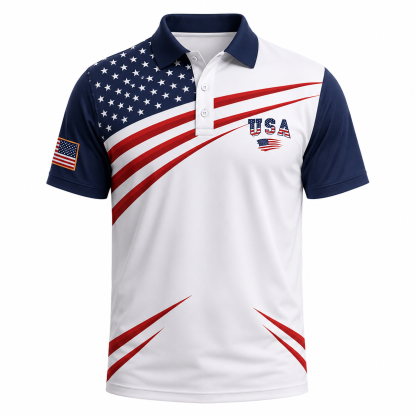 250 Years We The People Golf - USA 250th Anniversary Polo Shirt
