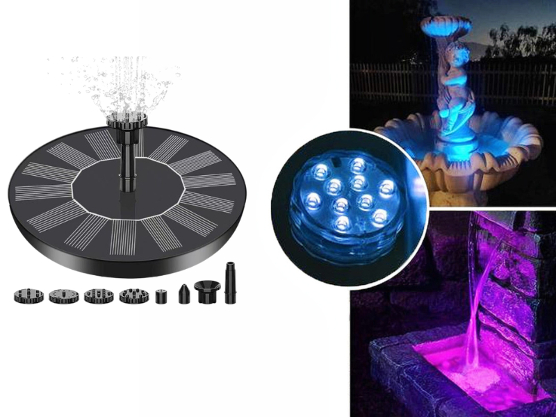 🌞New arrival 40% OFF!⛲Compact Solar Bird Fountain Pump – Keep Your Garden Alive!🏖️