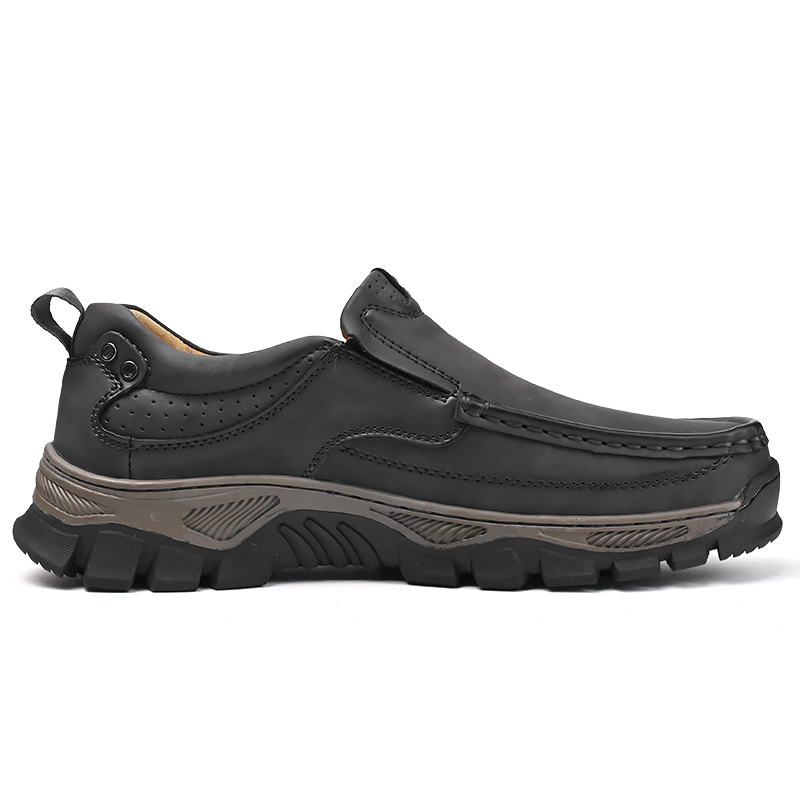 Men Orthopedic Work Shoes - Protective Toe; Arch Support; Orthopedic insole; Waterproof; Lightweight; Shock Absorption; Durable for 5 years