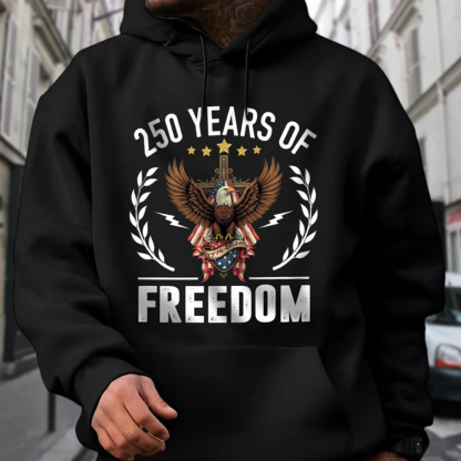 America 250 Years of Freedom With Eagle Dark Shirt For Family Gift 2026