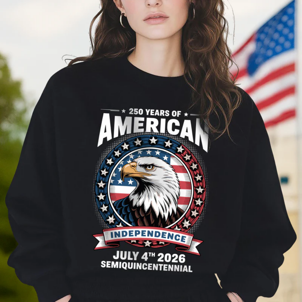 250 Years of America Anniversary Independence Day 2026, 4th of July Frontside Shirt