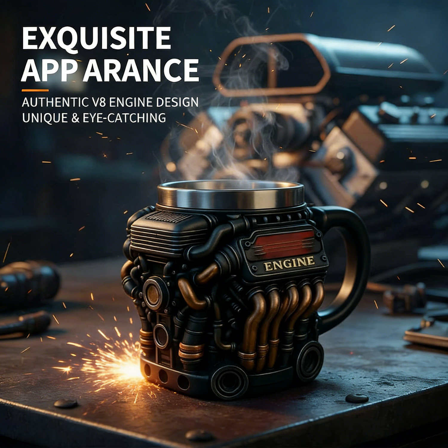 ⚡✨🚘️Ultimate  Engine Theme Gift Mug · The Dream Choice for Car Enthusiasts