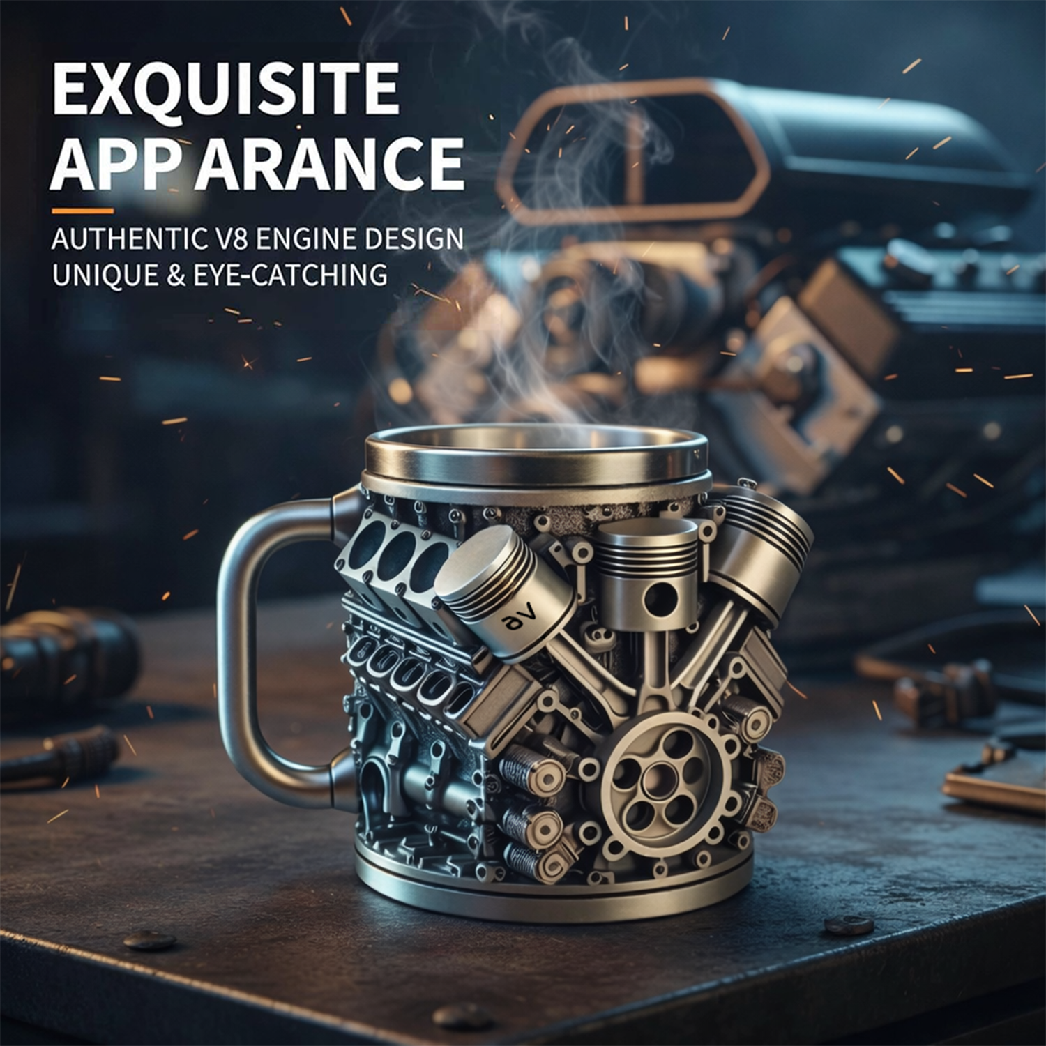 ⚡✨🚘️Ultimate  Engine Theme Gift Mug · The Dream Choice for Car Enthusiasts