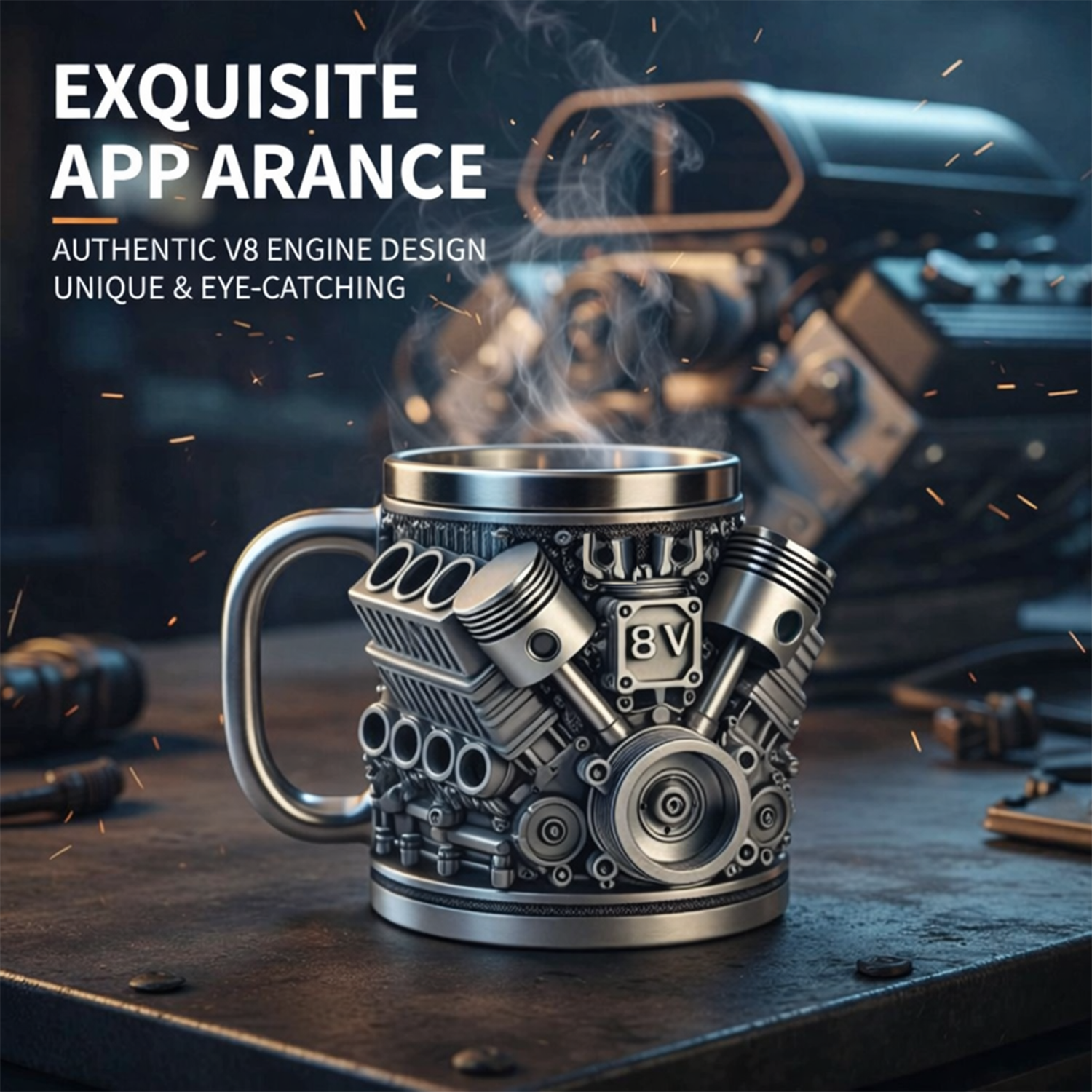 ⚡✨🚘️Ultimate  Engine Theme Gift Mug · The Dream Choice for Car Enthusiasts