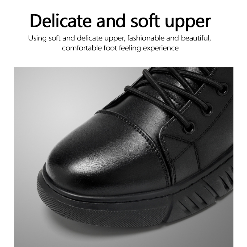 🔥Men's 2026 Ultimate Leather Boots - Waterproof & Orthopedic Comfort Casual Work Boots