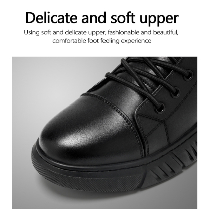 🔥Men's 2026 Ultimate Leather Boots - Waterproof & Orthopedic Comfort Casual Work Boots