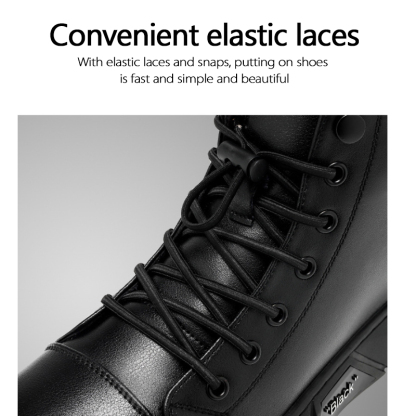 🔥Men's 2026 Ultimate Leather Boots - Waterproof & Orthopedic Comfort Casual Work Boots