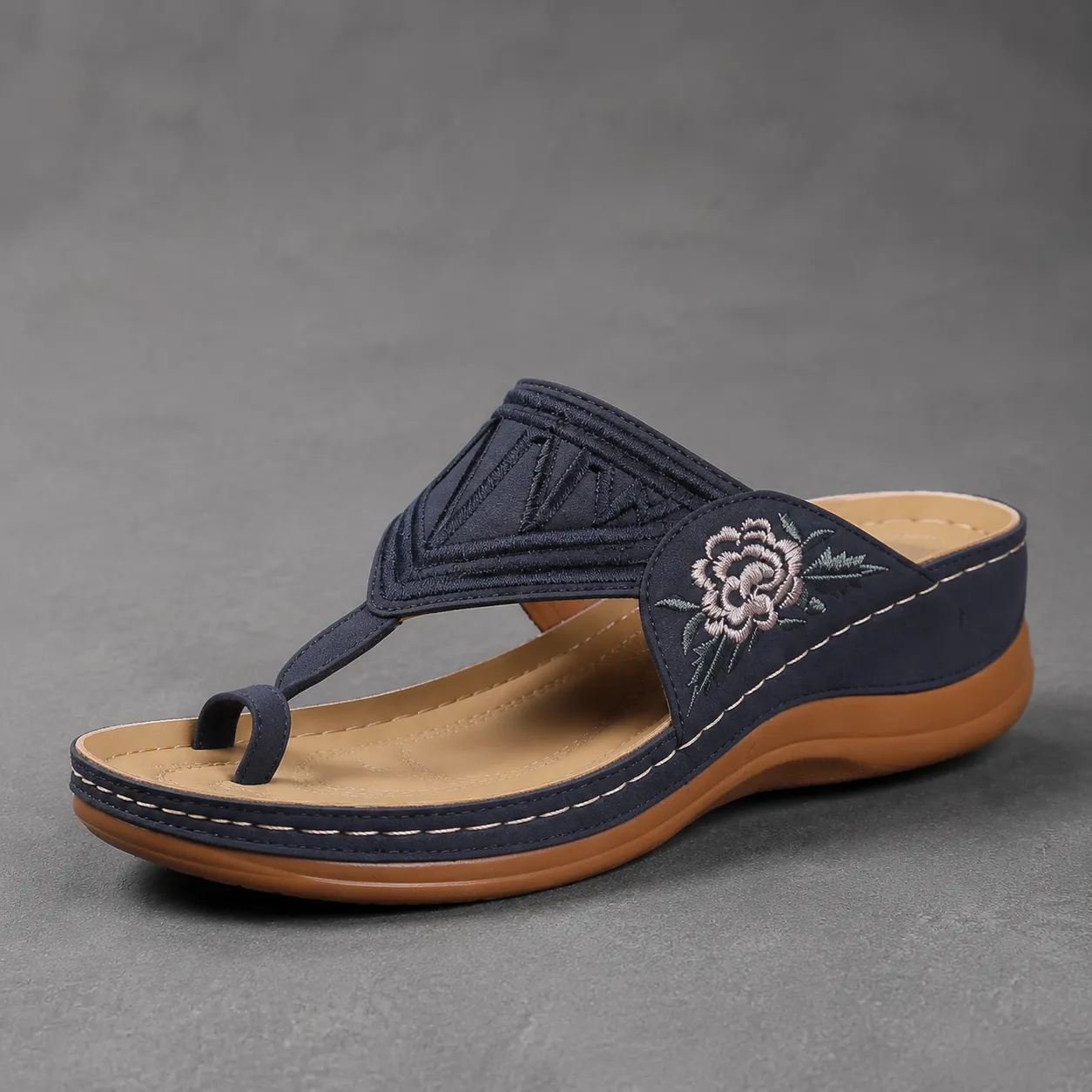 LAST DAY 70% OFF ✨ Women's Floral Embroidered Comfort Sandals