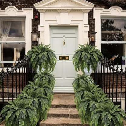 🌱 UV-Resistant Lifelike Artificial Boston Fern