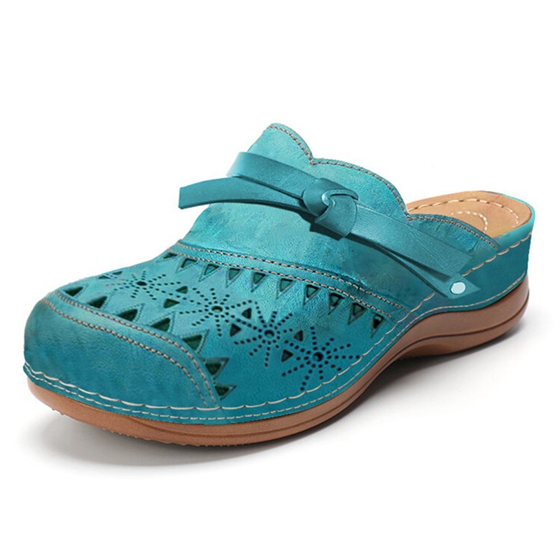 Last day 50% off-Women’s Bowknot Wedge Sandals – Arch Support & Everyday Comfort
