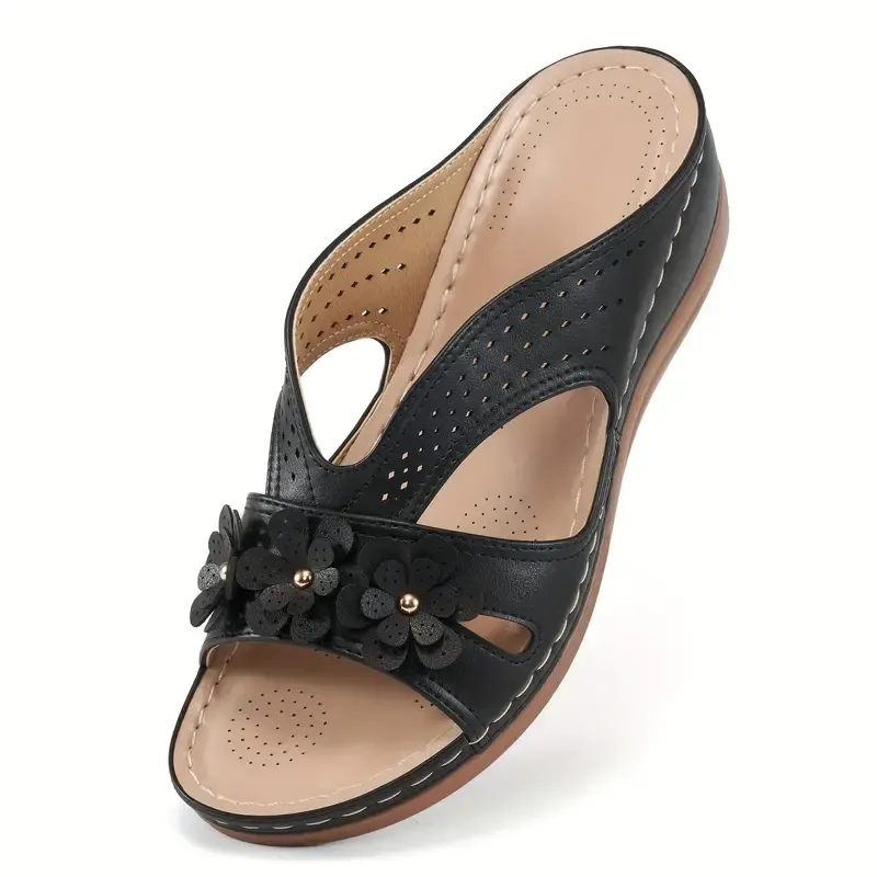🔥Last Day Promotion 50% OFF - Women's Flowers Decor Arch Support Sandals