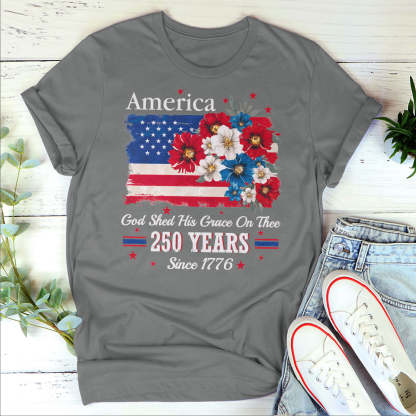 God Shed His Grace On Thee | Personalized 2D Unisex T-shirt