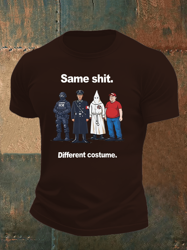 Men's  Different costume  Print  T-Shirt