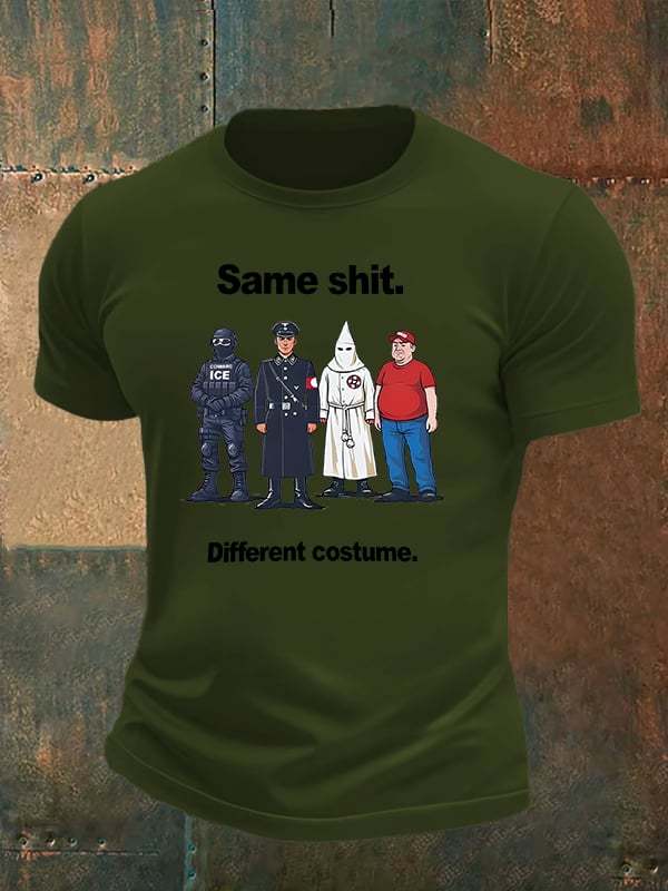 Men's  Different costume  Print  T-Shirt
