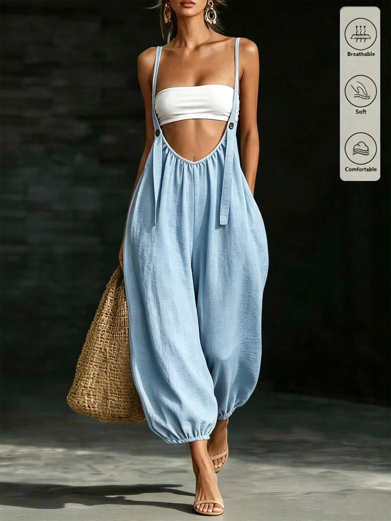 Holidaya New Summer Women's Jumpsuit,