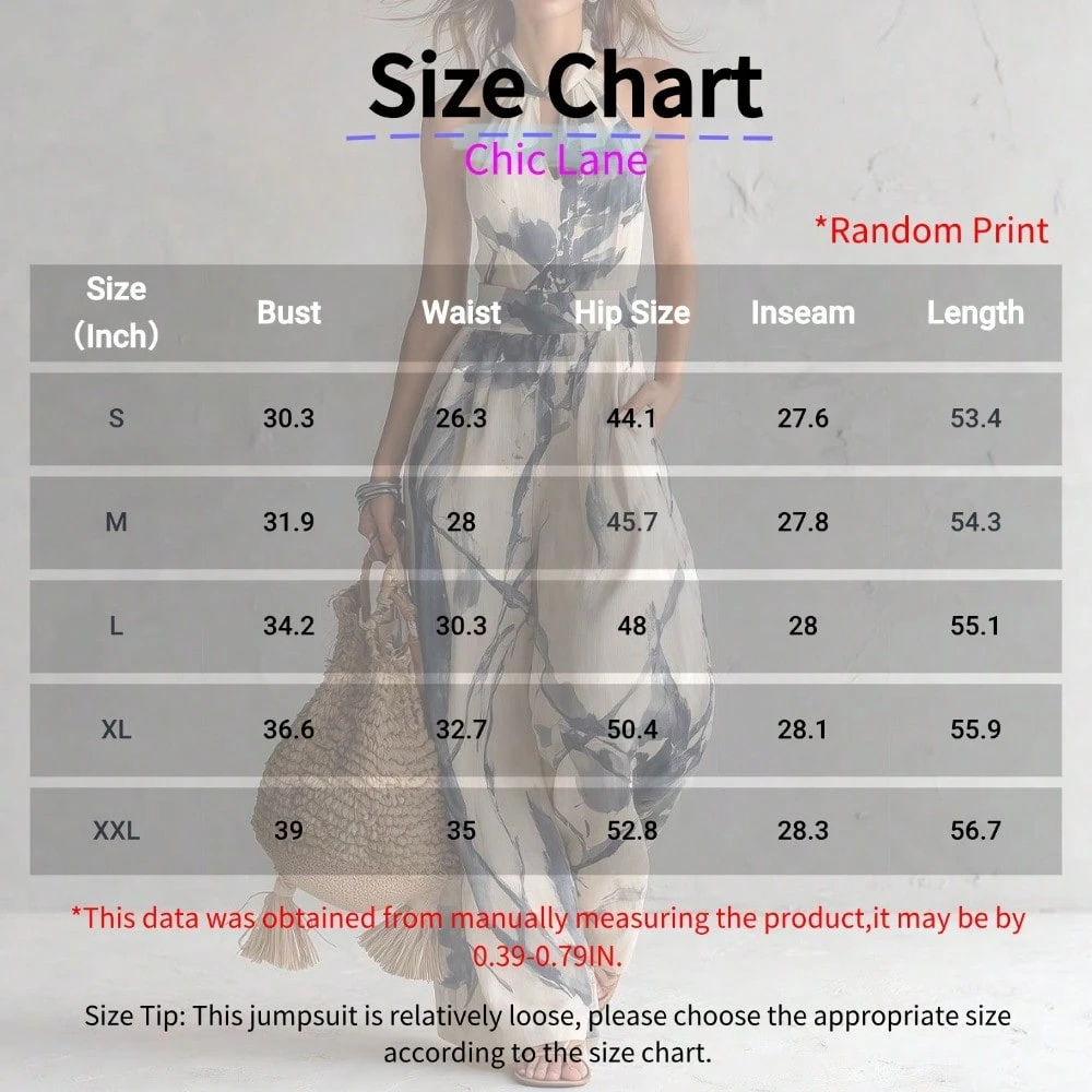 Women Boho Vacation Halter Sleeveless Cut Out Long Wide Leg Jumpsuit