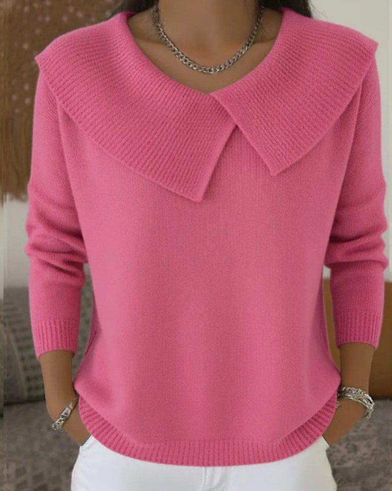 Effortless Comfort Ribbed Knit Sweater
