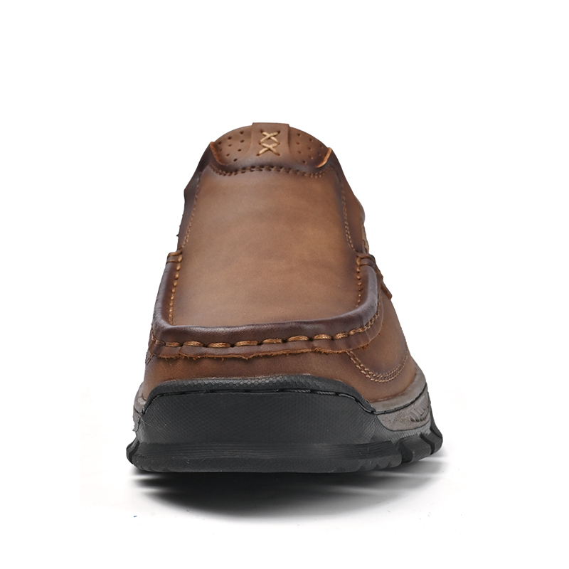 Men Orthopedic Work Shoes - Protective Toe; Arch Support; Orthopedic insole; Waterproof; Lightweight; Shock Absorption; Durable for 5 years