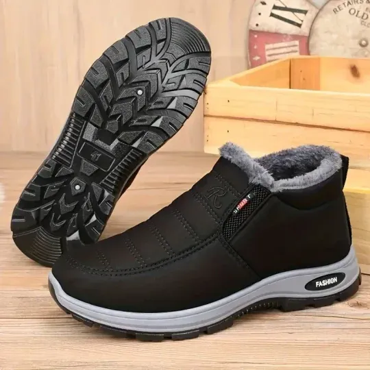  Super warm winter boots: Thick anti-slip sole, Arctic insulation, for outdoor hiking