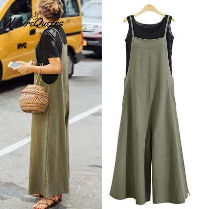 Women's Sleeveless Oversized Casual Jumpsuit