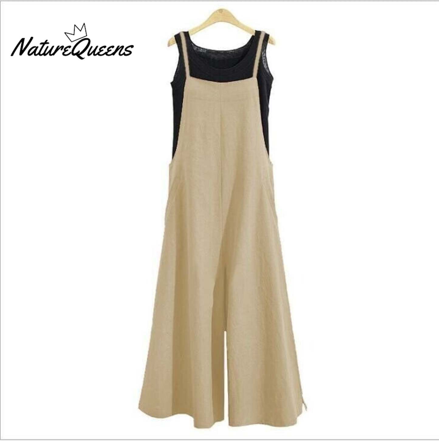 Women's Sleeveless Oversized Casual Jumpsuit