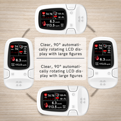 🔥Final 3 Hours: 70% OFF🏆 Limited-Time Offer – Don’t Miss This Deal [8 in 1]Smart Glucometer --(measurement of blood sugar + uric acid + heart rate +blood oxygen + body temperature + liver function + kidney function + prostateexamination)