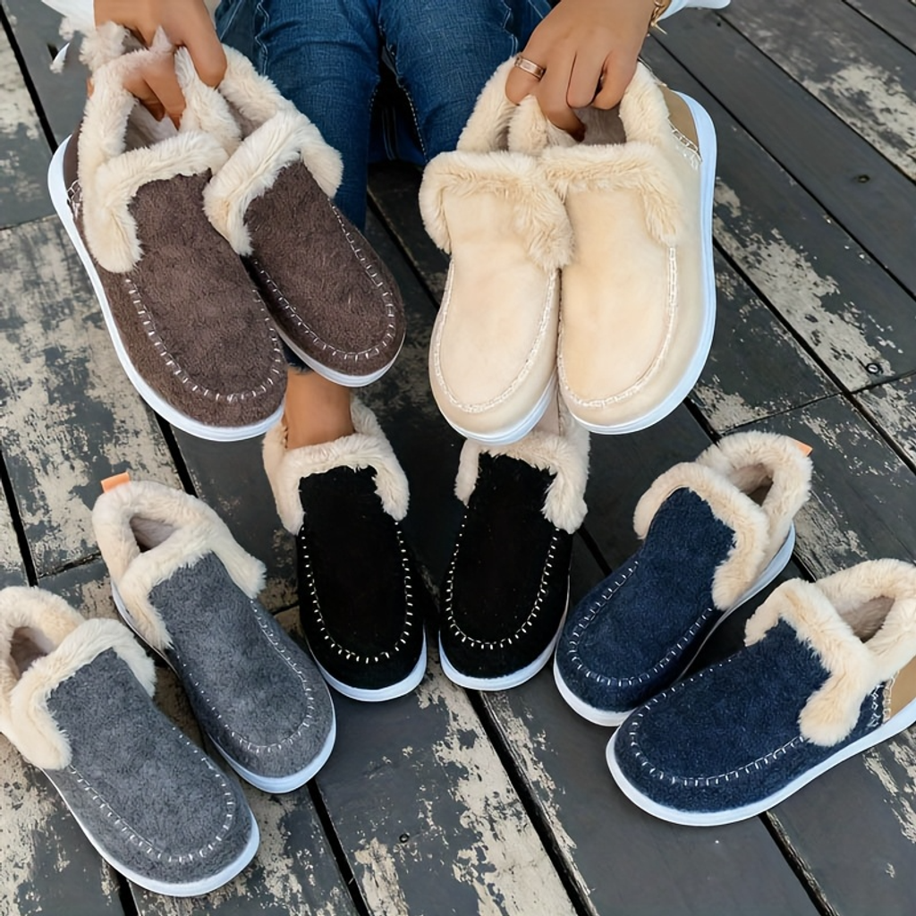 Orthopedic Fleece Slip-On Boots