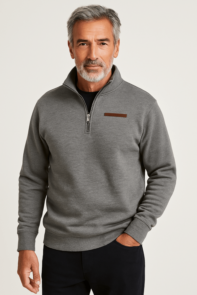 The latest 2026 model high-quality fleece half-zip pullover
