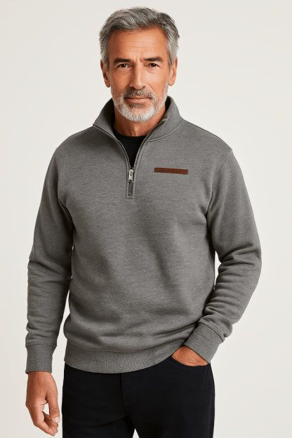 The latest 2026 model high-quality fleece half-zip pullover