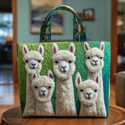 Llama Quilted Tote Bag GFTOTP10624