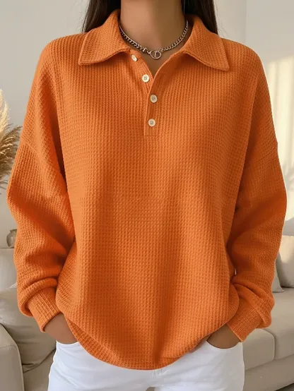 Women's Pullover Sweatshirt Active Sports Fashion Long Sleeve Square Neck Regular Tops