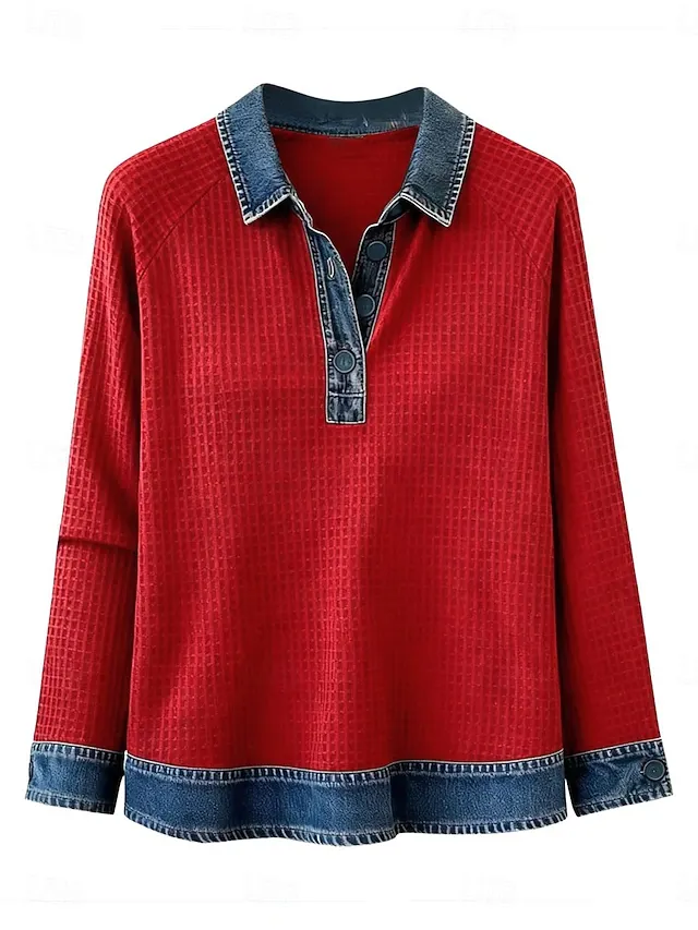 Women's Blouse Long Sleeve Tops