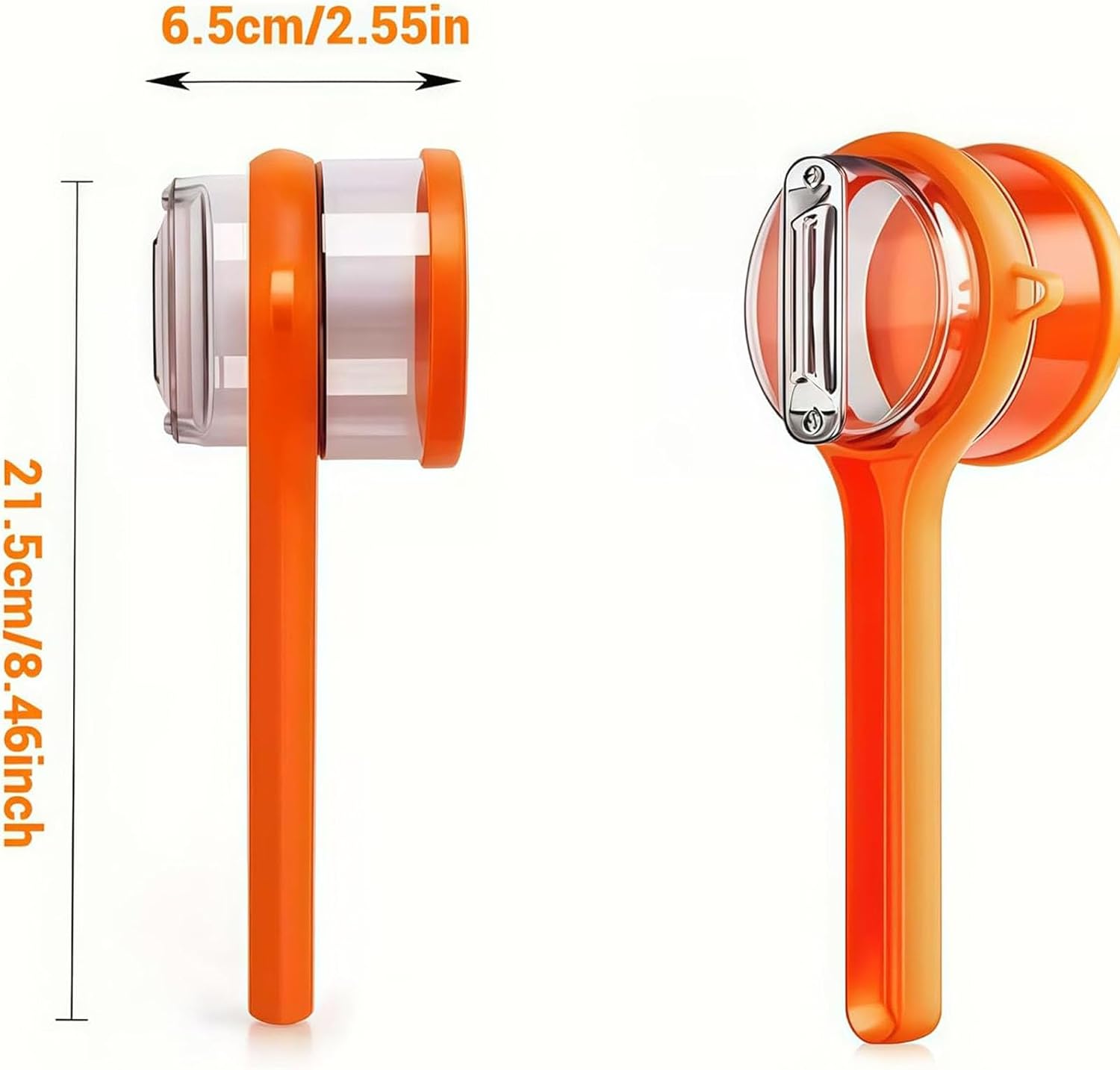 2026 Upgrade Double-Sided Stainless Steel Fruit & Vegetable Peeler with Storage Box & Catcher Bucket - Multi-Function Kitchen Peeler, Ergonomic & Efficient