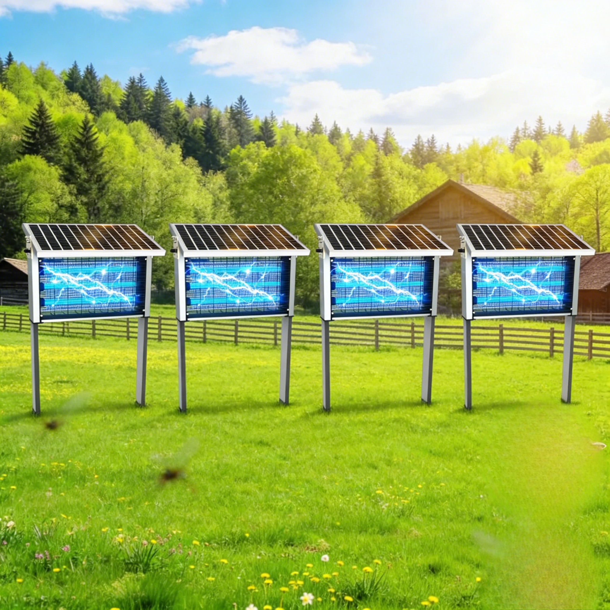🔥 Limited-Time Deal – Save Up To 80% !18W Solar Bug Zapper, Waterproof Outdoor Mosquito Killer, Covers 4000 sq ft, Rechargeable