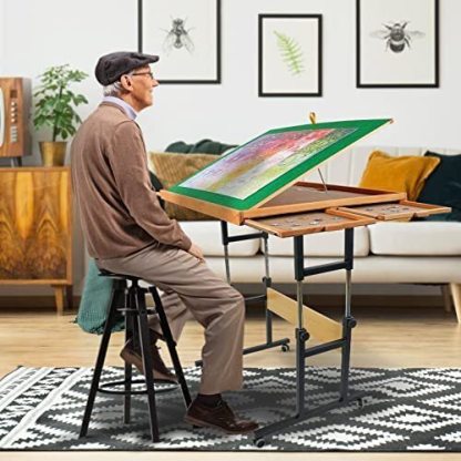 🏃‍Spring Sale💝 ALL4JIG Jigsaw Puzzle Table with Legs