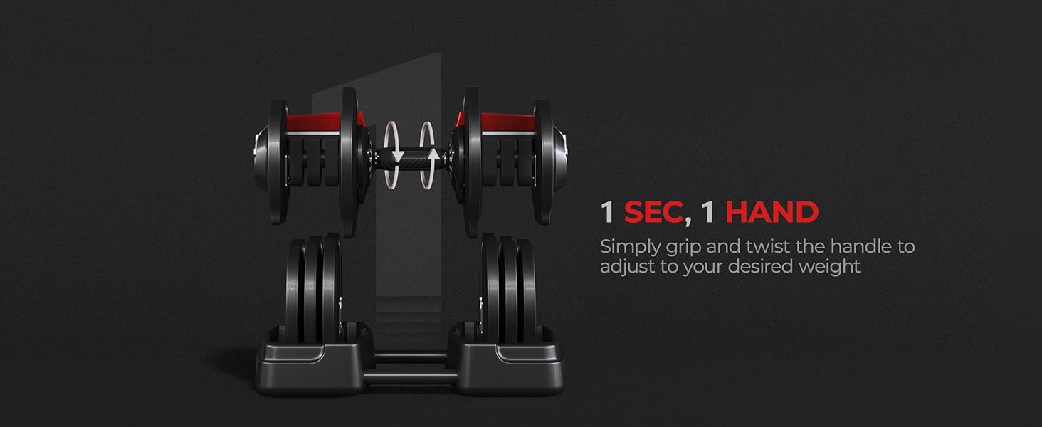 adjustable dumbbell set 90 lbs