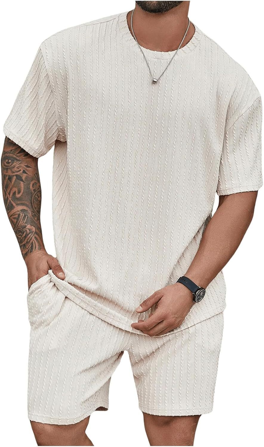 💝Last day promotion! Men's two-piece textured suit