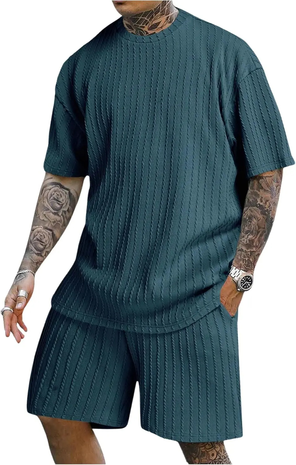 💝Last day promotion! Men's two-piece textured suit