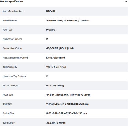 ⚡️Factory wholesale promotion 80% OFF⚡️ Outdoor Propane Deep Fryer, Dual-Tank 8QTx2 Commercial Fryer, Stainless Steel Cooker with Foldable Platform