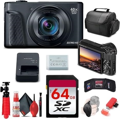 💝Spring Sale✨Left. - PowerShot SX740 HS 20.3-Megapixel Digital Camera